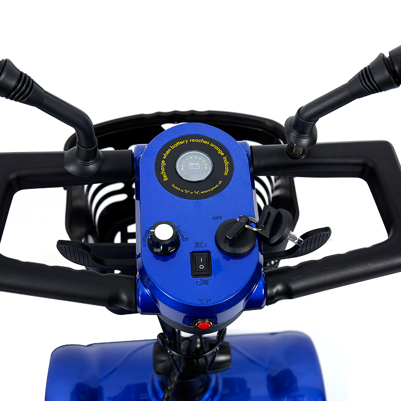 اسکوتر متحرک تاشو 4 چرخ سنگین YL-08S با ظرفیت بالا رفتن 12 درجه