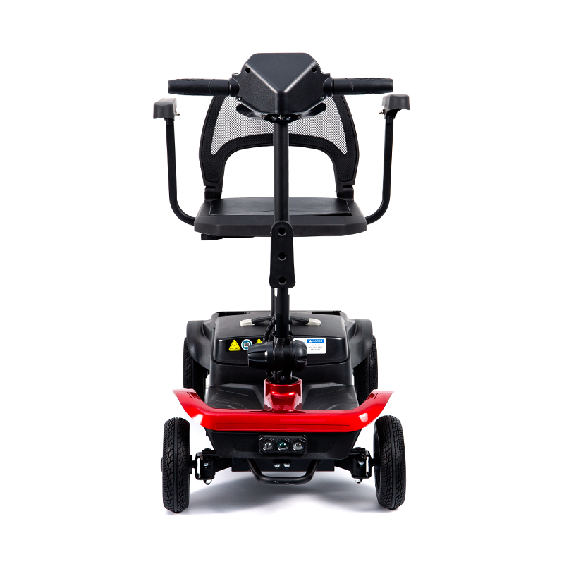 اسکوتر متحرک 4 چرخ سبک وزن YL-02 برای سالمندان، دارای صندلی چرخشی 360 درجه