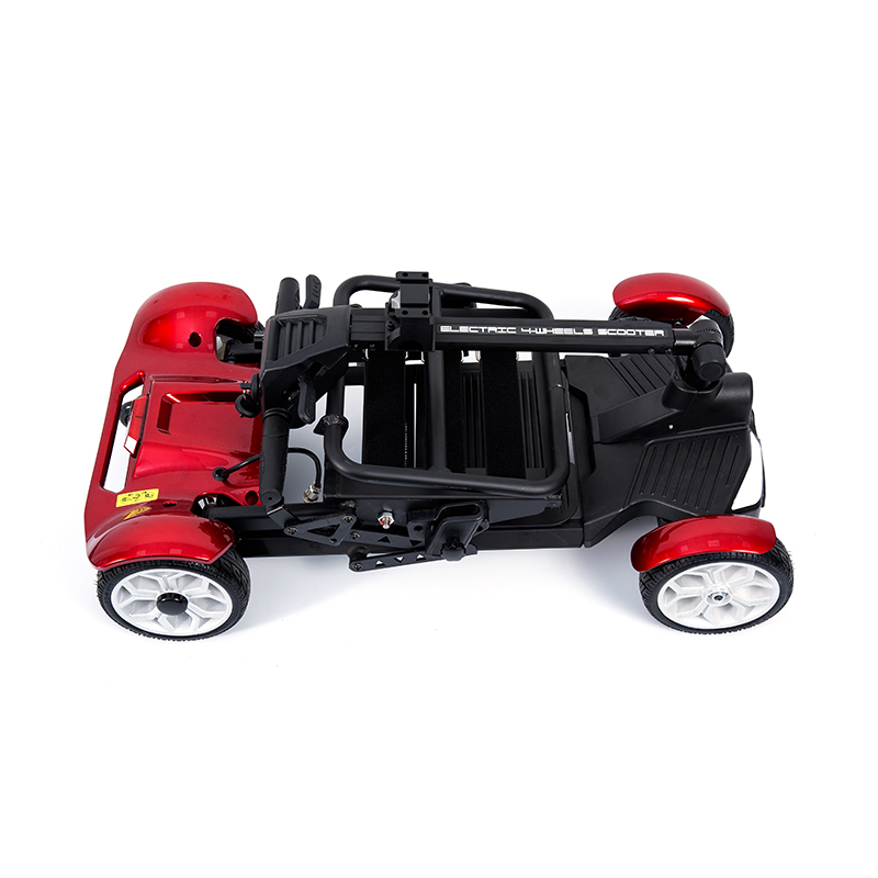 اسکوتر برقی توریستی 4 چرخ YL-211 برای سالمندان با چراغ جلو LED، سبد