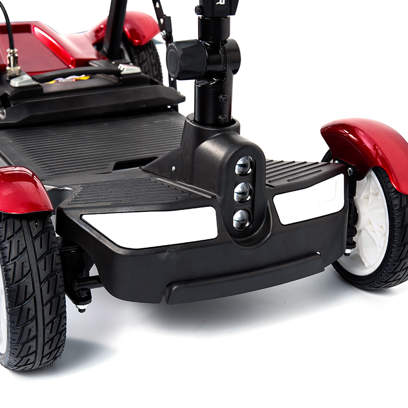 اسکوتر برقی توریستی 4 چرخ YL-211 برای سالمندان با چراغ جلو LED، سبد