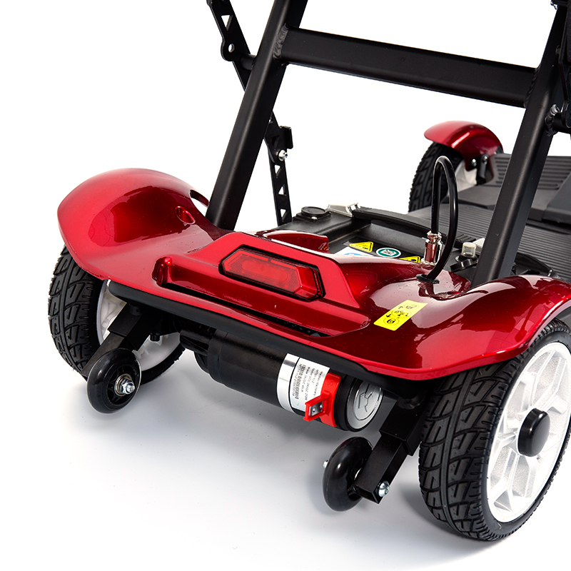 اسکوتر برقی توریستی 4 چرخ YL-211 برای سالمندان با چراغ جلو LED، سبد