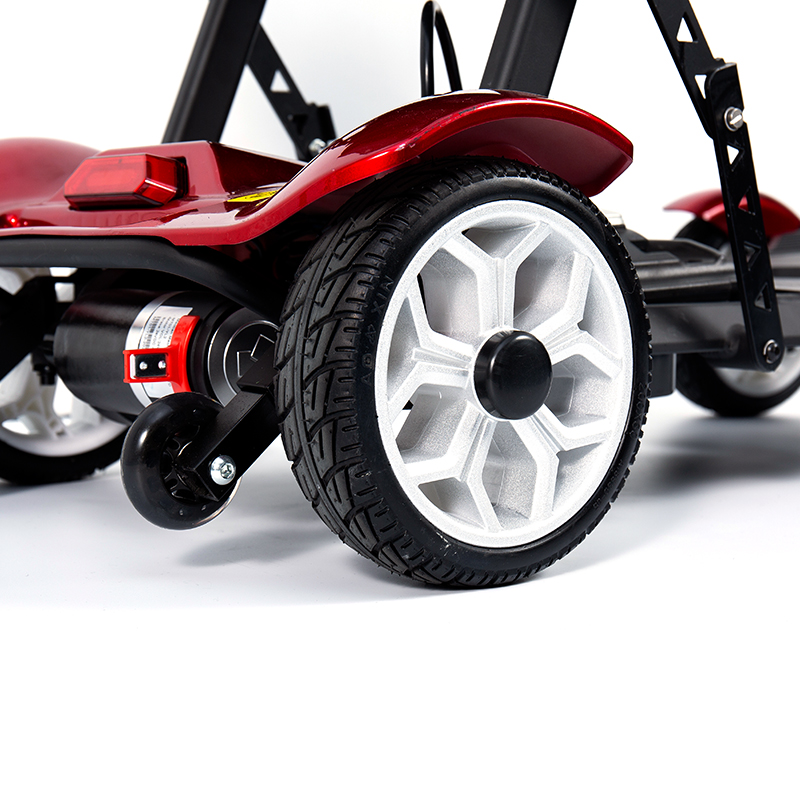 اسکوتر برقی توریستی 4 چرخ YL-211 برای سالمندان با چراغ جلو LED، سبد