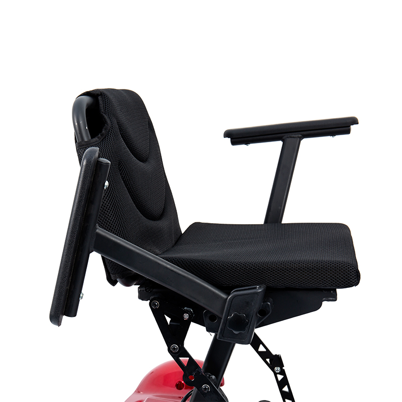 اسکوتر برقی توریستی 4 چرخ YL-211 برای سالمندان با چراغ جلو LED، سبد