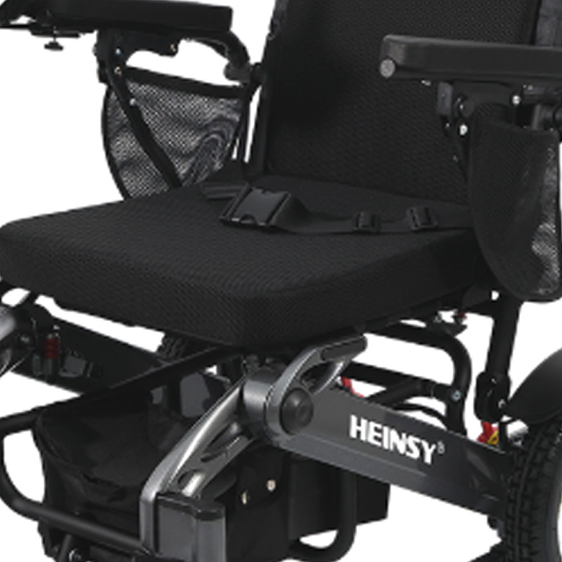 ویلچر برقی تاشو دستی آلیاژ آلومینیوم YL-9001