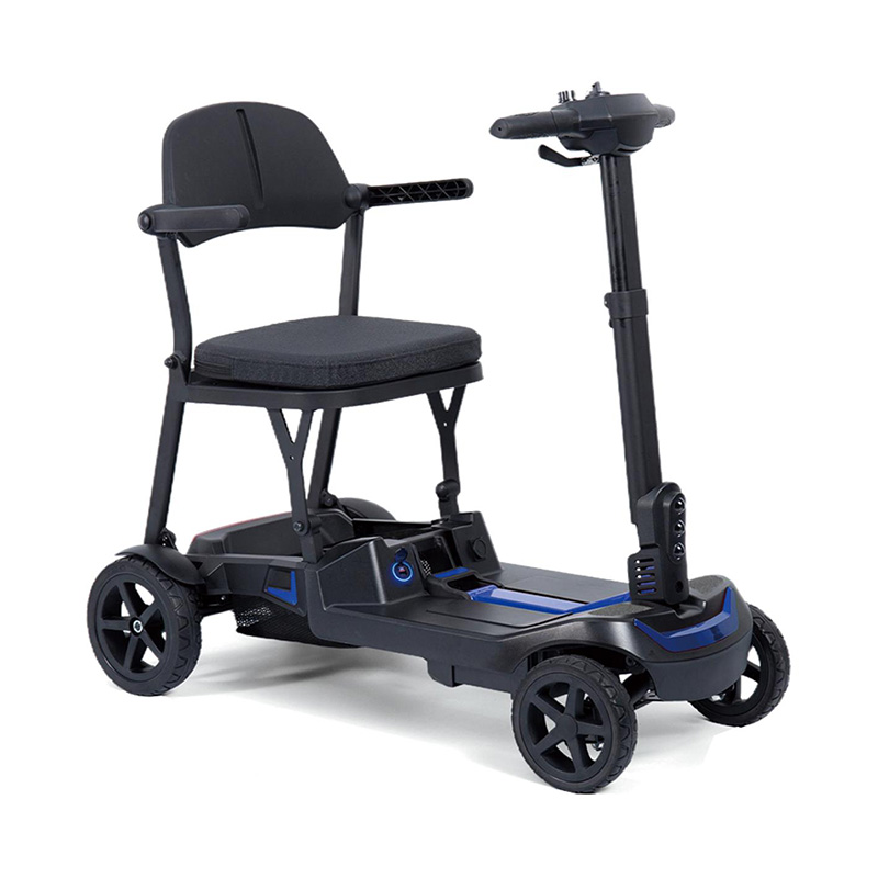 Ergonomic steering wheel spinner knob installed securely on a vehicle steering wheel for a driver with limited hand mobility